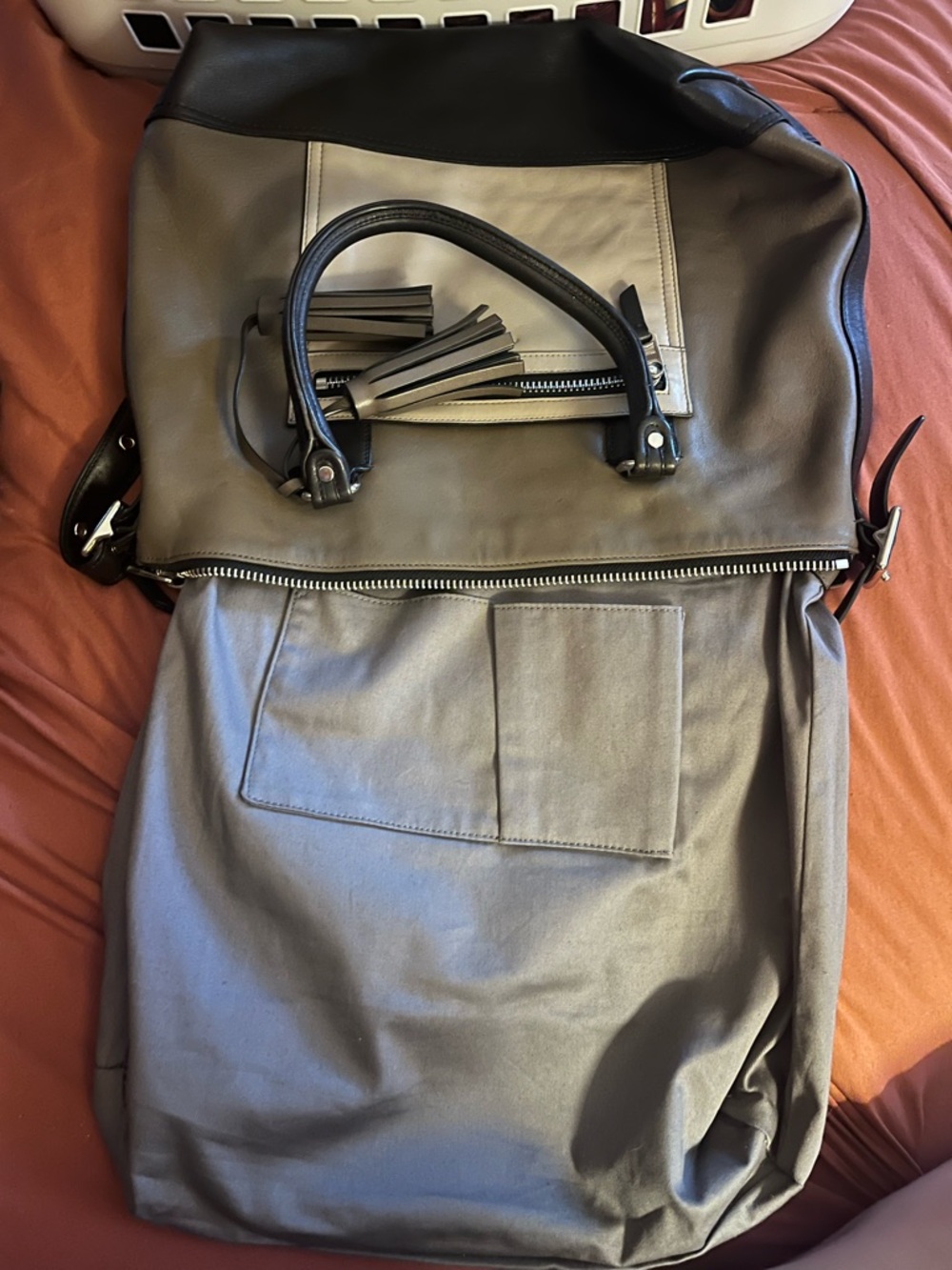 Coach Legacy Rory Two-Tone grey and Black Satchel - Picture 4 of 16